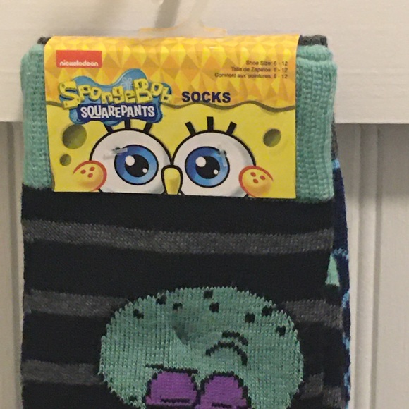 Nickelodeon Spongebob Crew Socks - Picture 4 of 4